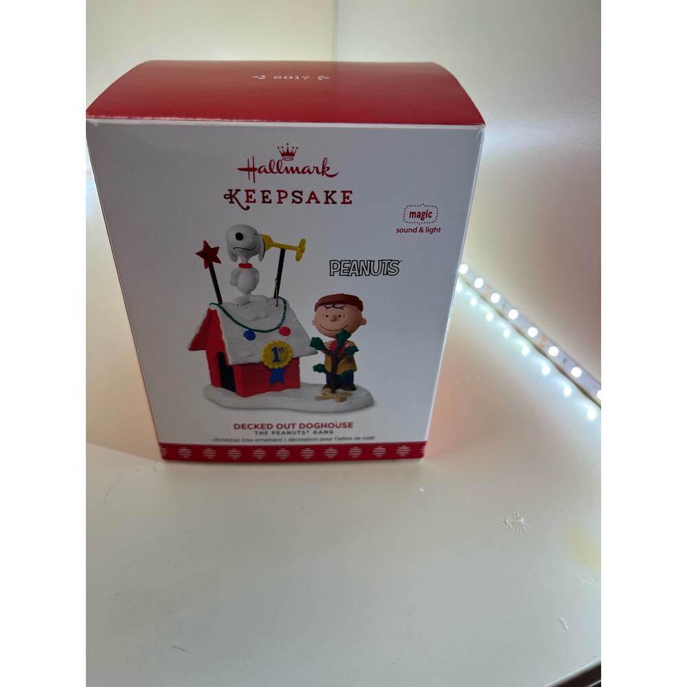 Hallmark Keepsake Ornament
Decked Out Doghouse Charlie Brown
2017